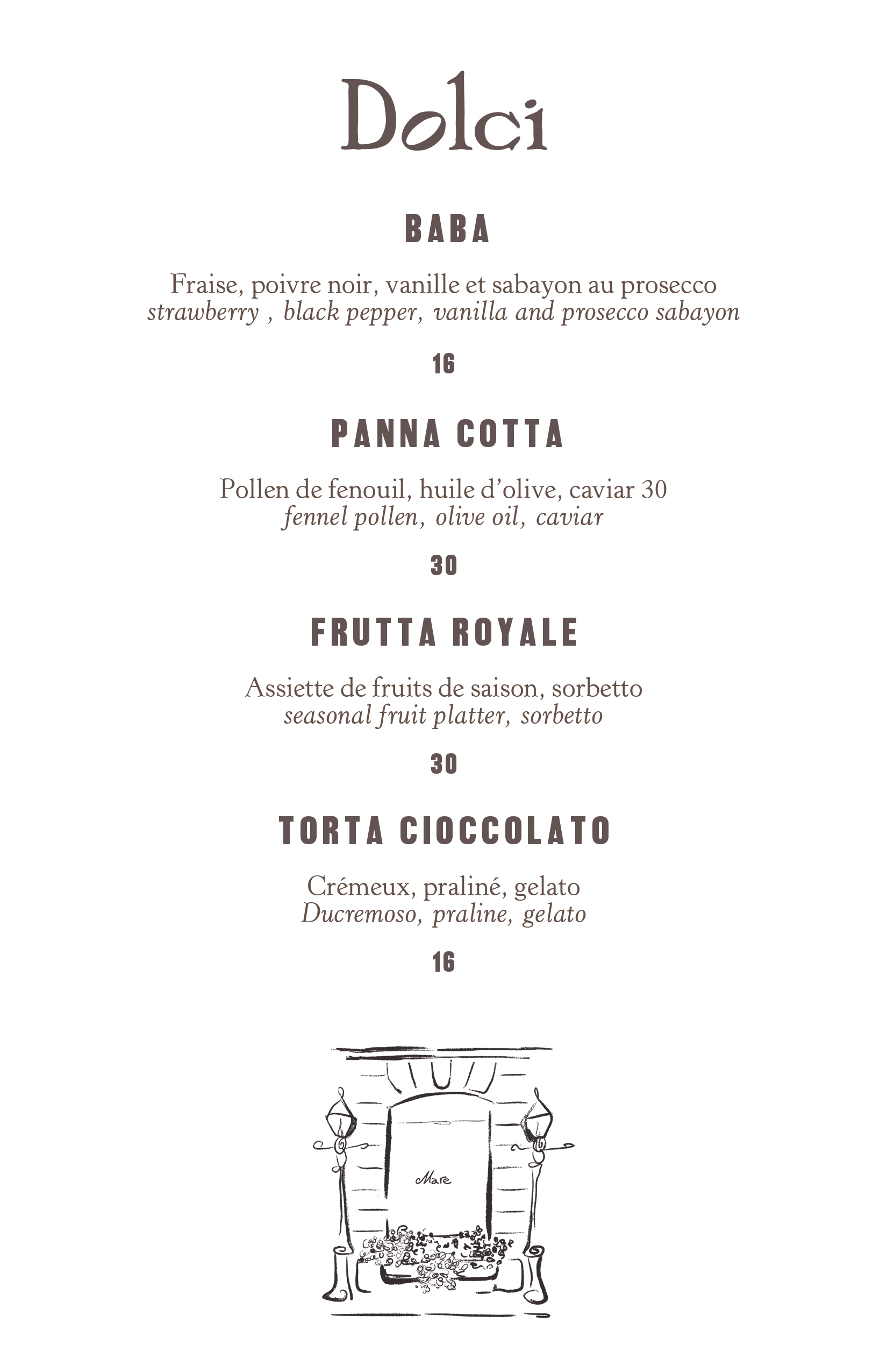 Desserts - Page 1